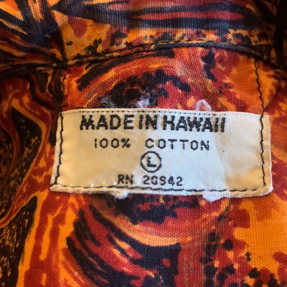 HAWAIIAN ALOHA SHIRT TRUE VINTAGE ANTIQUE 50’s 60’s. - Picture 9 of 13